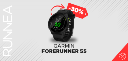 Garmin Forerunner 55 por 139,99€ antes 199,99€ (-30% de desconto)
