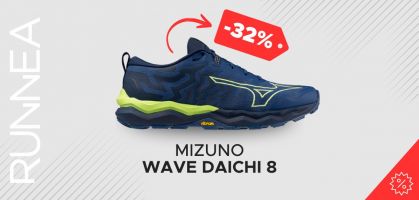 Mizuno Wave Daichi 8 por 102€ antes 150€ (-32% de desconto)