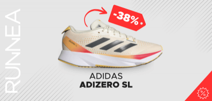 Adidas Adizero SL por 79,99€ antes 130€ (-38% de desconto)