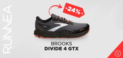Brooks Divide 4 GTX por 90,90€ antes 120€ (-24% de desconto)
