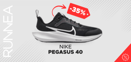 Nike Pegasus 40 por 84,99€ antes 130€ (-35% de desconto)