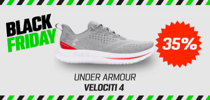 Under Armour Velociti 4 por 83,95€ antes 130€ (-35% de desconto)