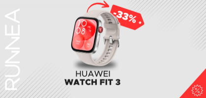 Huawei Watch Fit 3 por 107,10€ antes 159€ (-33% de desconto)