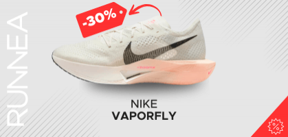 Nike Vaporfly 3 por 181,99€ antes 259,99€ (-30% de desconto)