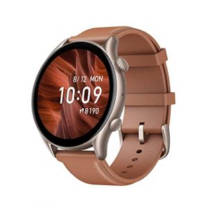 Amazfit GTR 3 Pro 46mm Smartwatch Pantalla AMOLED Frecuencia Cardíaca Sueño Estrés Monitorización de SpO2 Reloj Deportivo con 150 Modos Deportivos GPS Llamadas Bluetooth Control de Música Alexa