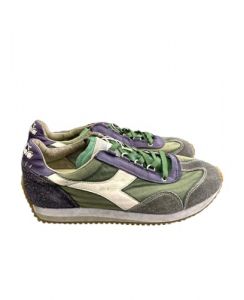 Diadora Zapatos Heritage Equipe H Dirty Stone Wash Evo Zapatillas Unisex Verde Mirto