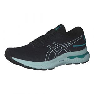 ASICS Nimbus 24 Zapatillas de Carretera para Mujer Negro/Azul claro