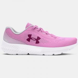 Girls' Pre-School Under Armour Rogue 4 AL Running Shoes Stellar Pink / White / Purple Gemini 31