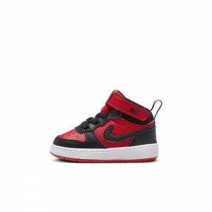 Sapatilhas Nike Court Borough Mid 2 para bebé - Vermelho