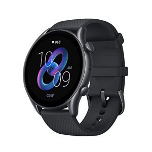 Amazfit GTR 3 Pro 46mm Smartwatch Deportivo Pantalla AMOLED Frecuencia Cardíaca Sueño Estrés Monitorización de SpO2 150+ Modo- Deportivo GPS Bluetooth Llamadas Control de Música Alexa Negro