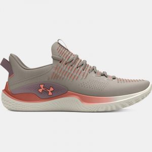 Women's Under Armour Dynamic IntelliKnit Ele-Grit Training Shoes Gray Matter / Tetra Gray / Aero Orange 40