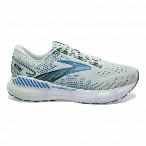 Ténis Brooks Glycerin GTS 20 Medium branco azul mulher - 36.5