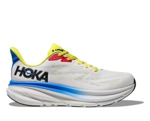 Hoka Clifton 9 Zapatos para Correr Hombre Blanco Azul