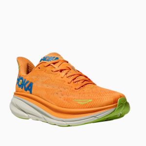 Hoka Clifton 9 Running Shoes Laranja Homem