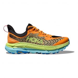 Ténis HOKA Mafate Speed 4 vermelho fogo alaranjado verde - 40(2/3)