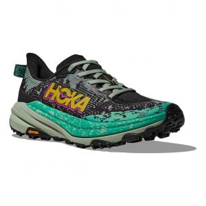 Ténis HOKA Speedgoat 6 preto puro cinzento verde mulher - 43(1/3)