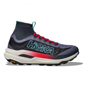 Ténis HOKA Tecton X3 negro cinza vermelho mulher - 40