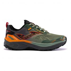 Ténis Joma Tundra verde caqui preto laranja - 40