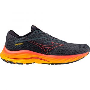 Mizuno Wave Rider 27 Running Shoes Cinzento Homem