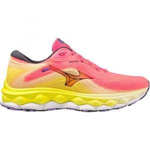 Mizuno Wave Sky 7 Running Shoes Amarelo,Rosa Mulher