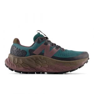 New Balance Homens Fresh Foam X More Trail v3 in Verde, Suede/Mesh, Tamanho 46.5