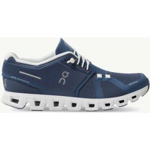 ON Running Women's Cloud 5 Trainers - Denim/White - Size: UK 6.5