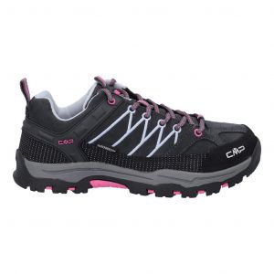 Ténis CMP Rigel Low WaterProof preto branco rosa júnior - 41