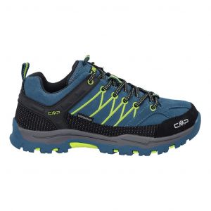 Ténis CMP Rigel Low Waterproof azul preto verde fluorescente júnior - 41