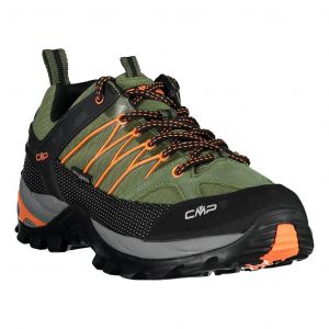 Ténis CMP Rigel Low Waterproof verde laranja - 41