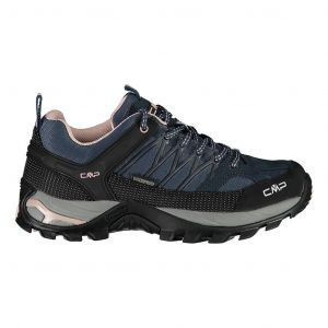 Ténis CMP Rigel Low Waterproof azul escuro preto cinzento claro mulher - 40