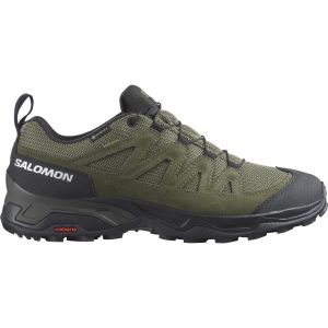 Salomon X-ward Leather Goretex Hiking Shoes Verde Homem