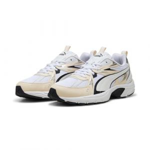 PUMA Zapatillas Milenio Tech 41 White Rosebay Silver Club Navy Pink Metallic