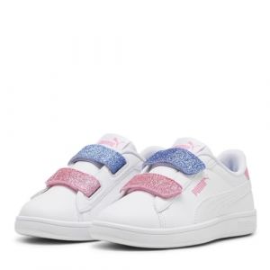 PUMA Smash 3.0 L Glitter Velcro V PS Toddler Trainers EU 28