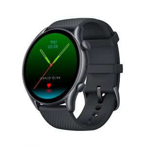 Amazfit GTR 3 Pro 46mm Smartwatch Pantalla AMOLED Frecuencia Cardíaca Sueño Estrés Monitorización de SpO2 Reloj Deportivo con 150 Modos Deportivos GPS Llamadas Bluetooth Control de Música Alexa