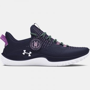 Unisex Under Armour Dynamic IntelliKnit International Women's Day Training Shoes Midnight Navy / Purple Ace / White 43