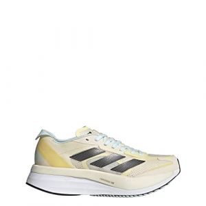 adidas Adizero Boston 11 Ecru Tint/Night Metallic/Beam Yellow 6 B (M)