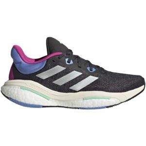 adidas Women's SOLARGLIDE 6 Running Shoes Carbon/Silvmt/Blufus 9