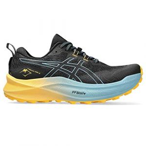 ASICS Fujitrabuco MAX 2 Hombre Zapatillas de Trail Running Negro Gris