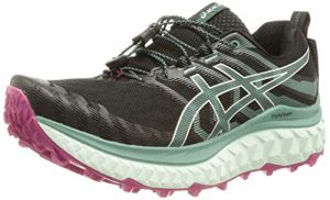 ASICS Fujitrabuco MAX 1 Zapatillas de Trail Running para Mujer Negro Celeste 37.5 EU