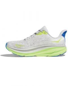 HOKA - ZAPATILLA CLIFTON 9 para: HOMBRE color: STARDUST/ELECTR talla: 43 1/3