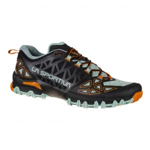 Ténis La Sportiva Bushido II turquesa laranja preto - 44.5