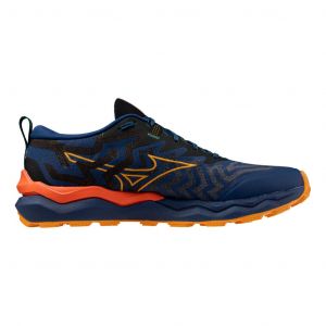 Ténis Mizuno Wave Daichi 8 azul marinho vermelho - 48.5