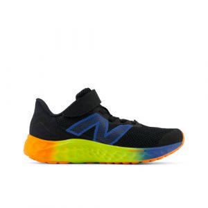 New Balance Criança Fresh Foam Arishi v4 Bungee Lace with Top Strap in Verde