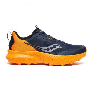 Ténis Saucony Blaze TR azul escuro laranja - 47