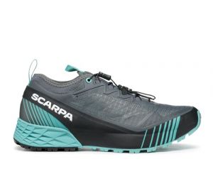 Scarpa W Ribelle Run GTX Azul y Gris - Gore-Tex - Zapatillas de Trail Running para Mujer