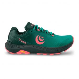 Ténis Topo Athletic MT-5 verde esmeralda preto rosa mulher - 40.5