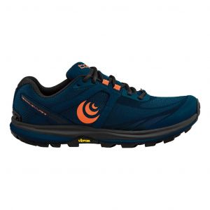 Ténis Topo Athletic Terraventure 3 azul escuro laranja - 44