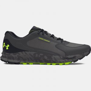 Men's Under Armour Bandit Trail 3 Running Shoes Castlerock / Anthracite / High Vis Yellow 41