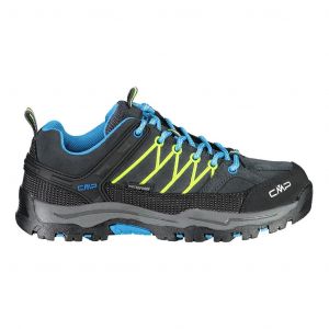 Ténis CMP Rigel Low Waterproof preto azul verde fluorescente júnior - 41