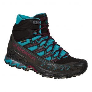 Ténis La Sportiva Ultra Raptor Mid II GORE-TEX azul preto lilás mulher - 36.5